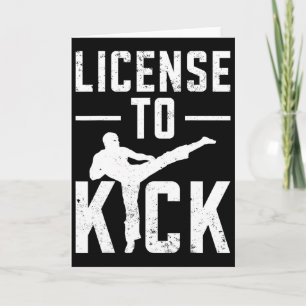 Taekwondo Mädchen Kinder Karate Kampfsport Karte