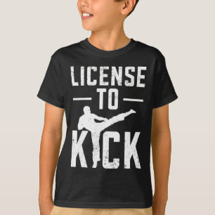 Taekwondo Mädchen Kinder Karate Kampfsport T-Shirt