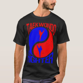 Taekwondo Martial Art Yin und Yang Usa T-Shirt