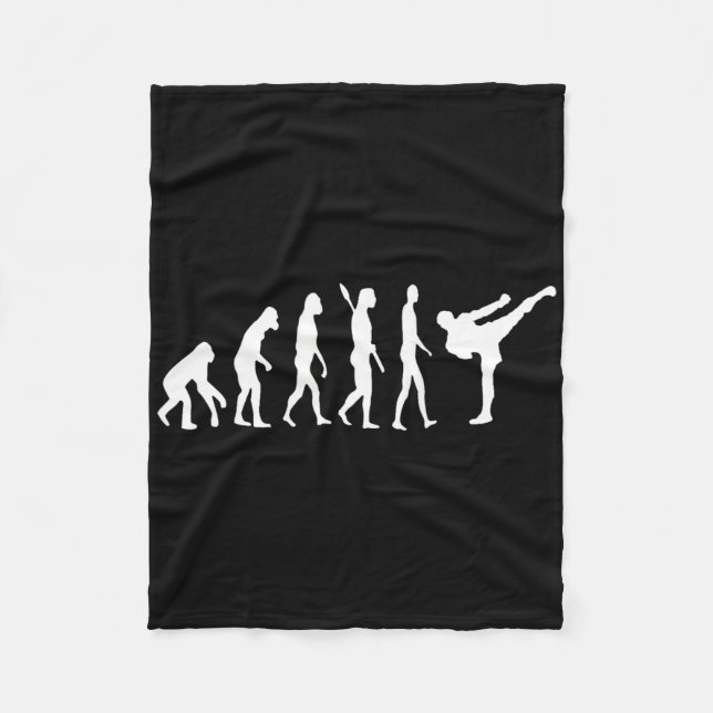 Taekwondo Mixed Martial Arts Evolution Judo Kung F Fleecedecke (Vorderseite)
