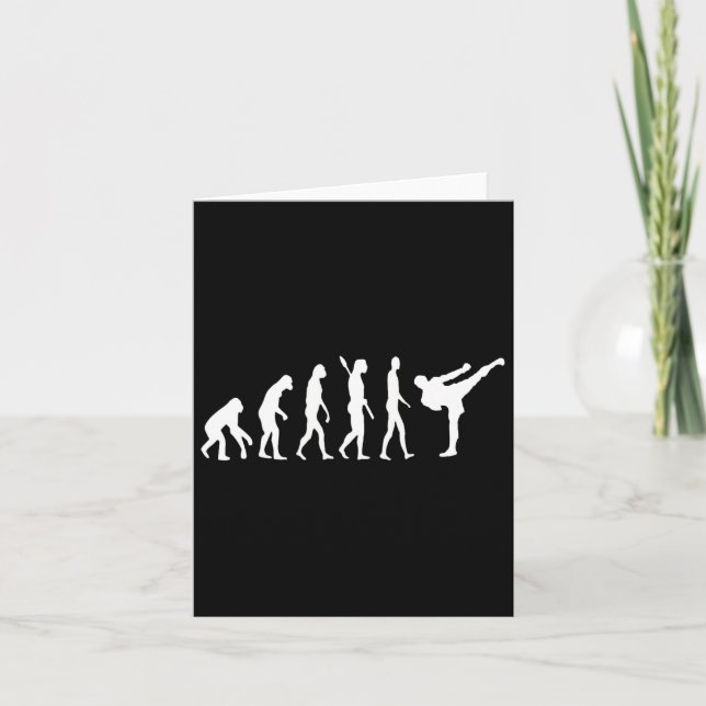 Taekwondo Mixed Martial Arts Evolution Judo Kung F Karte (Vorderseite)