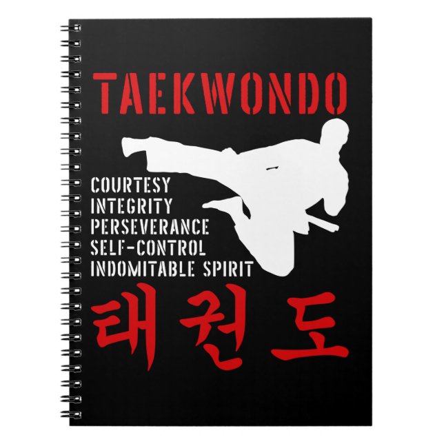Taekwondo Notizblock (Vorderseite)