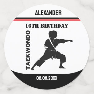 Taekwondo Player, Geburtstagsgeschenk, Team Karate Konfetti
