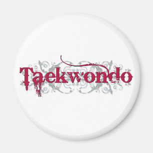 Taekwondo Red Magnet