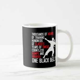 Taekwondo Schwarzgurtel Lustig Karate Judo Martial Kaffeetasse