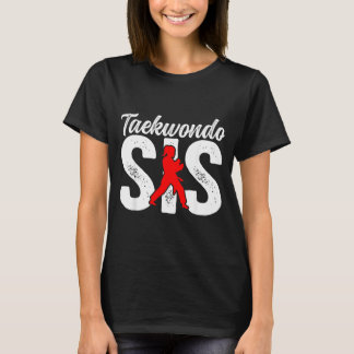 Taekwondo-Schwester Taekwondo-Kämpferin T-Shirt