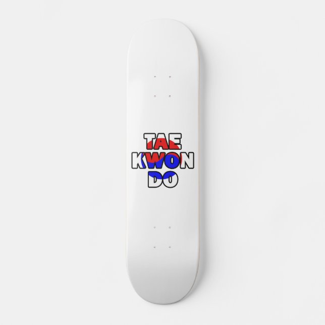 Taekwondo Skateboard (Vorderseite)
