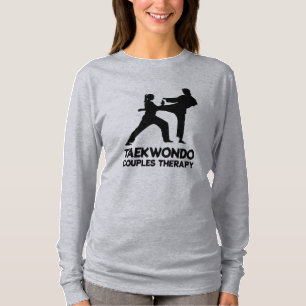 Taekwondo Sparring Couple-Therapie T-Shirt