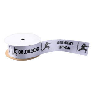 Taekwondo-Spieler, Geburtstagsgeschenk, Team Karat Satinband