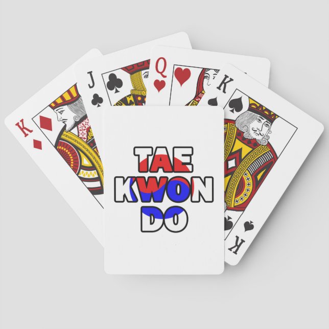 Taekwondo Spielkarten (Rückseite)