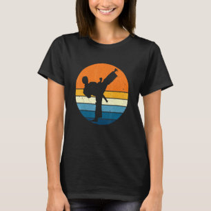Taekwondo Sports Retro Vintag Sunset Marriott T-Shirt