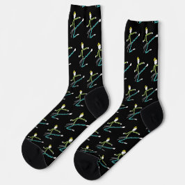 Taekwondo Stickman Socken
