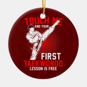 Taekwondo Tae Kwon Do Boys Keramik Ornament