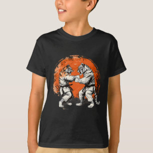 Taekwondo Tiger Kickboxen Jiu-Jitsu Kung Fu Marti T-Shirt