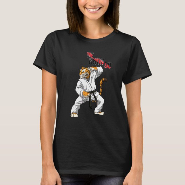 Taekwondo-Tiger T-Shirt (Vorderseite)