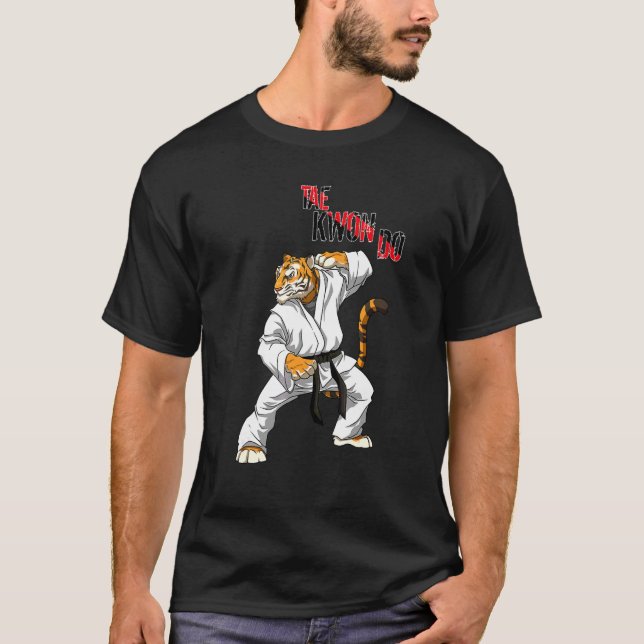 Taekwondo-Tiger T-Shirt (Vorderseite)