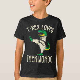 Taekwondo und Kampfsport T-Rex I für Karate-Mädche T-Shirt