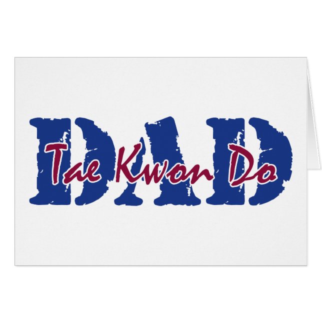 Taekwondo-Vater (Vorderseite (Horizontal))