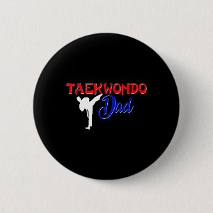 Taekwondo Vater Shirt Tae Kwon Do Martial Arts Fad Button