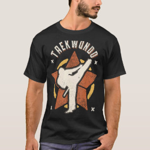 Taekwondo Vintage Retro Klassischer Sport T-Shirt