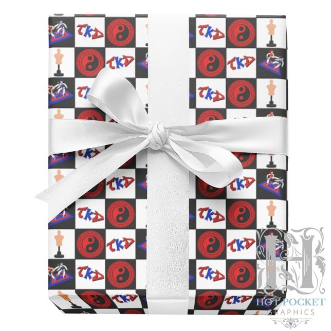 Taekwondo Wrapping Paper Geschenkpapier (Von Creator hochgeladen)