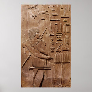 Tafel aus einer Nische Poster