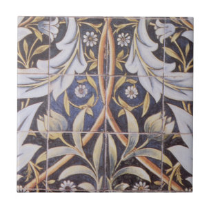 Tafel aus Keramikfliesen von William Morris Fliese