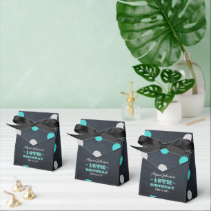Tafel beleuchtet aquamarinen 16. geschenkschachtel