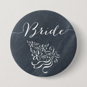 Tafel-Braut-Knopf Button