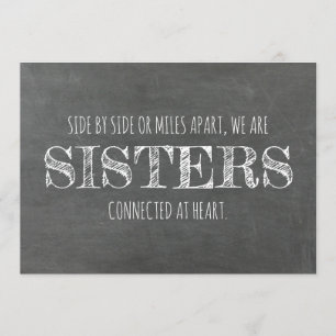 Tafel-Brautjungfern-/Trauzeugin-Antrag Einladung