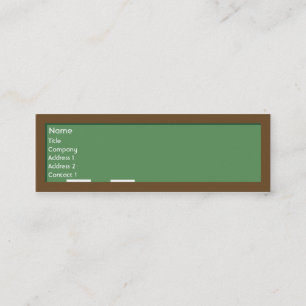 Tafel - dünn mini visitenkarte