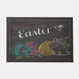 Tafel fröhliche Ostern 24" x 6" Fußmatte