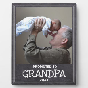 Tafel für Großvater Fotoplatte
