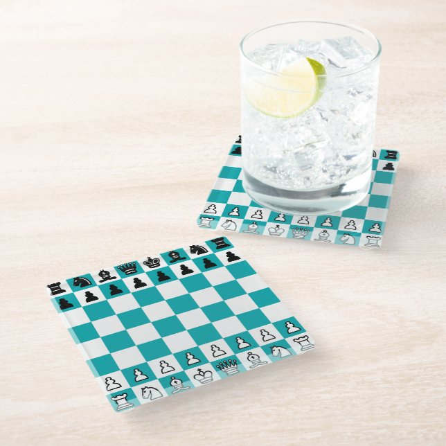 Tafel Glasuntersetzer (Schrägansicht)