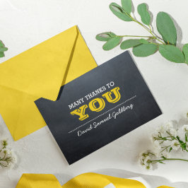 Tafel-GoldBar Mitzvah danken Ihnen zu merken Dankeskarte