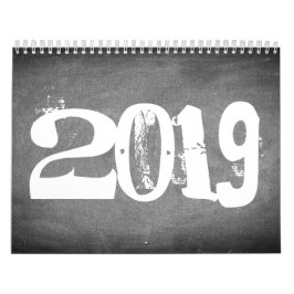 Tafel-Kalender-Schwarzweiss-Text 2019 Kalender