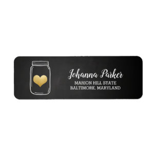 Tafel-Maurer-Glas-Imitat-Goldherz Wedding