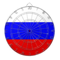 Tafel mit der Flagge Russlands