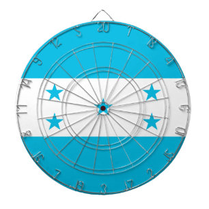 Tafel mit Flagge von Honduras Dartscheibe