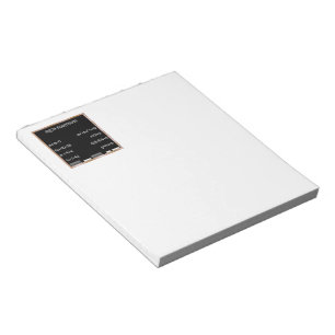 Tafel mit Mathe-Gleichungen Notizblock