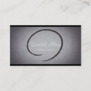 Tafel-Retro Schiefer-berufliche Kurven Visitenkarte