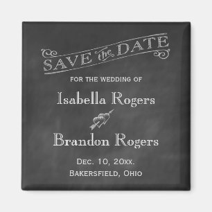 Tafel-Save the Date Magnet