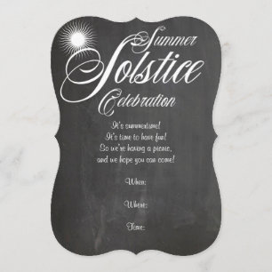 Tafel-Sommer-Sonnenwende-Einladung Einladung