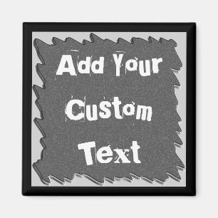 Tafel und Wild Border schneiden Coolen Magnet ab