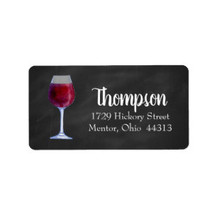 Tafel-Wein-personalisierte Adressen-Etiketten Adressaufkleber