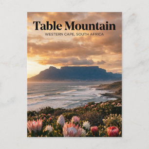 Tafelberg, Kapstadt, Westkap Postkarte