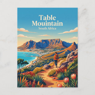 Tafelberg Südafrika Postkarte