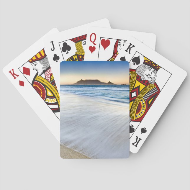 Tafelberg über der Table Bay Spielkarten (Rückseite)