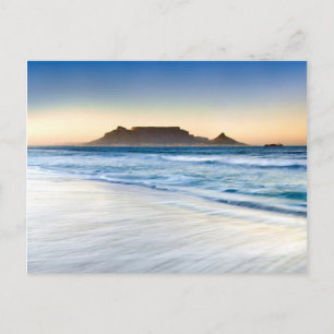 Tafelberg über die Tafelbucht Postkarte
