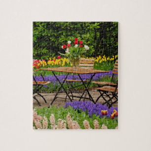 Tafelberge im Garten, Keukenhof Gardens, Puzzle